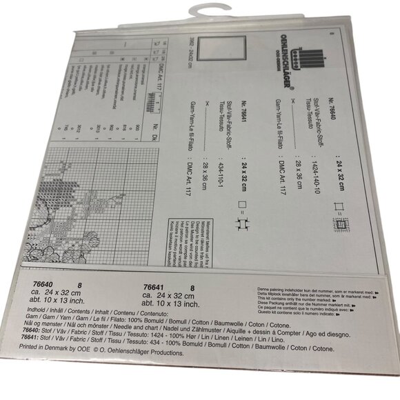 Oehenschläger Garden Water Tap Cross Stitch Chart 24x32cm Floral Plants Design - Picture 2 of 4